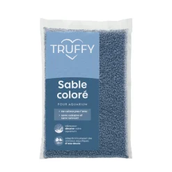 Truffy Plantes Et Décoration | - Sable coloré pour aquarium d'eau douce bleu 5Kg
