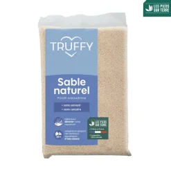 Truffy Plantes Et Décoration | - Sable naturel pour aquarium d'eau douce blanc fin 5kg