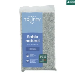 Truffy - Sable naturel pour aquarium d'eau douce blanc/noir 12kg Clearance
