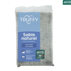 Truffy Plantes Et Décoration | - Sable naturel pour aquarium d'eau douce blanc/noir 5kg