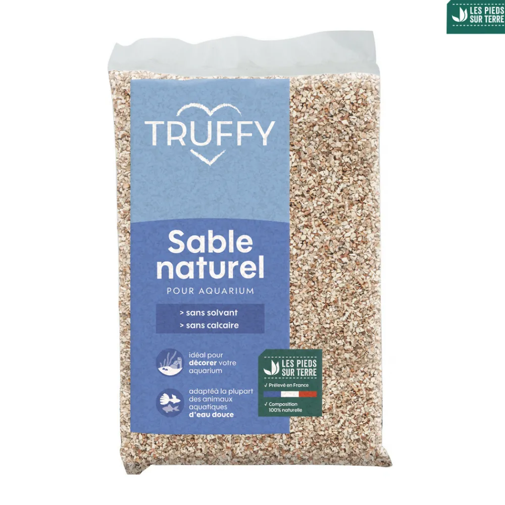 Truffy Plantes Et Décoration | - Sable naturel pour aquarium d'eau douce rose 4kg