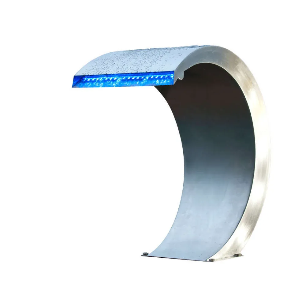 Ubbink Bassins Et Fontaines | - Cascade Mamba Inox Led pour bassin et piscine : 316 L