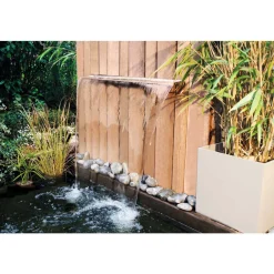 Ubbink Bassins Et Fontaines | - Cascade Niagara 90cm Wall inox 316L