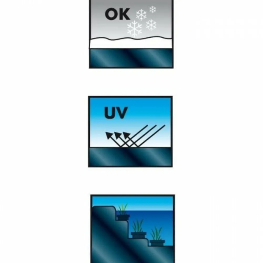 Ubbink Bassins Et Fontaines | - bâche pour bassin aqualiner 4x3 m pvc 0,5 mm 1331166 403731