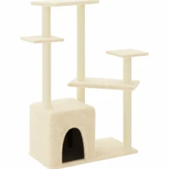 Vidaxl - Arbre à chat avec griffoirs en sisal crème 107,5 cm Best