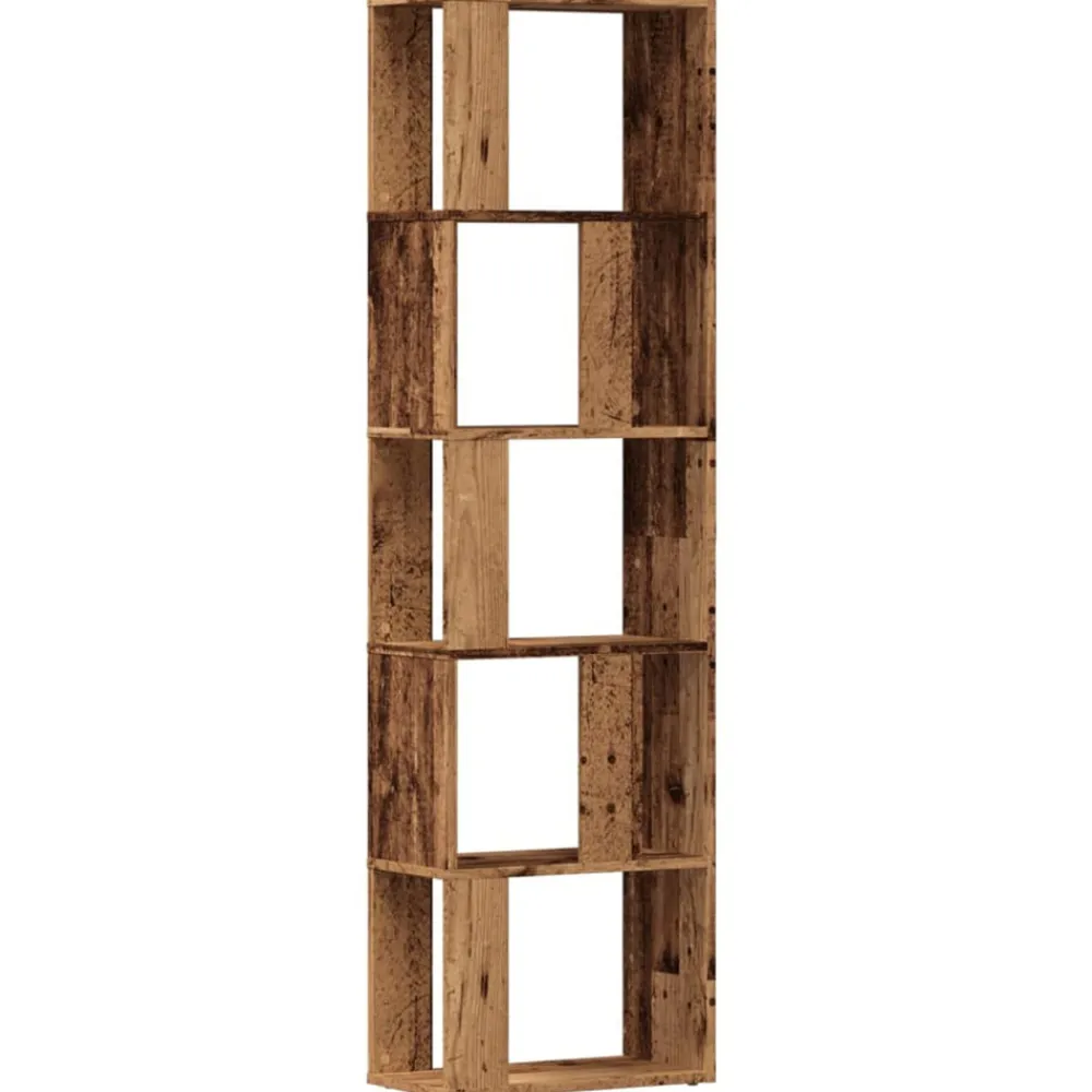 Vidaxl Mobilier D'Intérieur | - Bibliothèque vieux bois 45x24x159 cm bois d'ingénierie