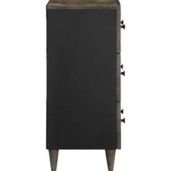 Vidaxl - Buffet gris clair 60x33,5x75 cm bois de manguier massif Sale