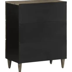 Vidaxl - Buffet gris clair 60x33,5x75 cm bois de manguier massif Sale