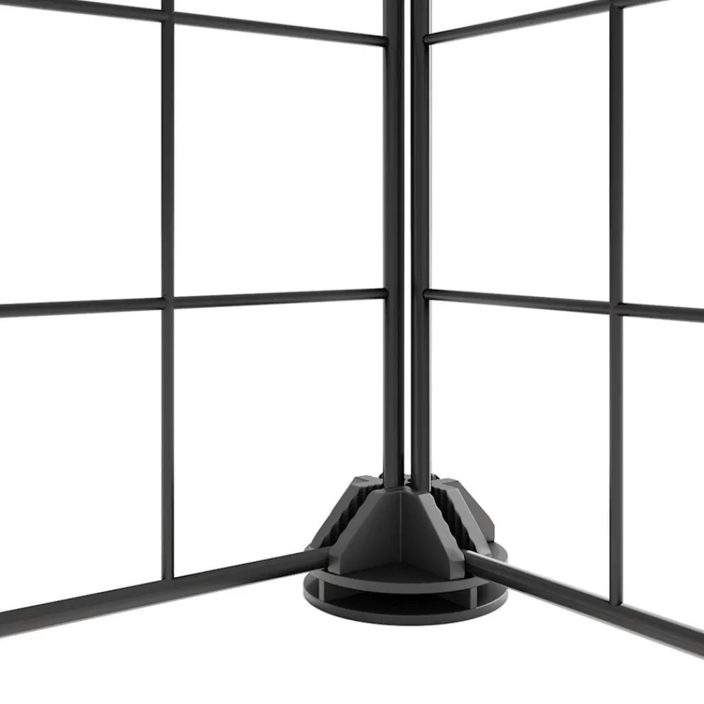 Vidaxl - Cage animaux de compagnie à 8 panneaux et porte noir 35x35 cm Clearance
