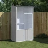 Vidaxl Cages, Volières Et Accessoires | - Cage à oiseaux gris 115x78x200 cm acier galvanisé