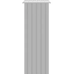 Vidaxl Cages, Volières Et Accessoires | - Cage à oiseaux gris 115x78x200 cm acier galvanisé