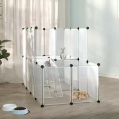 VidaXL - Cage pour petits animaux transparent 142x74x93 cm pp et acier New