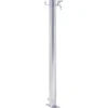 Vidaxl Bassins Et Fontaines | - Colonne à eau de jardin 40 cm acier inoxydable rond