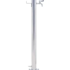 Vidaxl Bassins Et Fontaines | - Colonne à eau de jardin 40 cm acier inoxydable rond