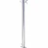 Vidaxl Bassins Et Fontaines | - Colonne à eau de jardin 60 cm acier inoxydable rond