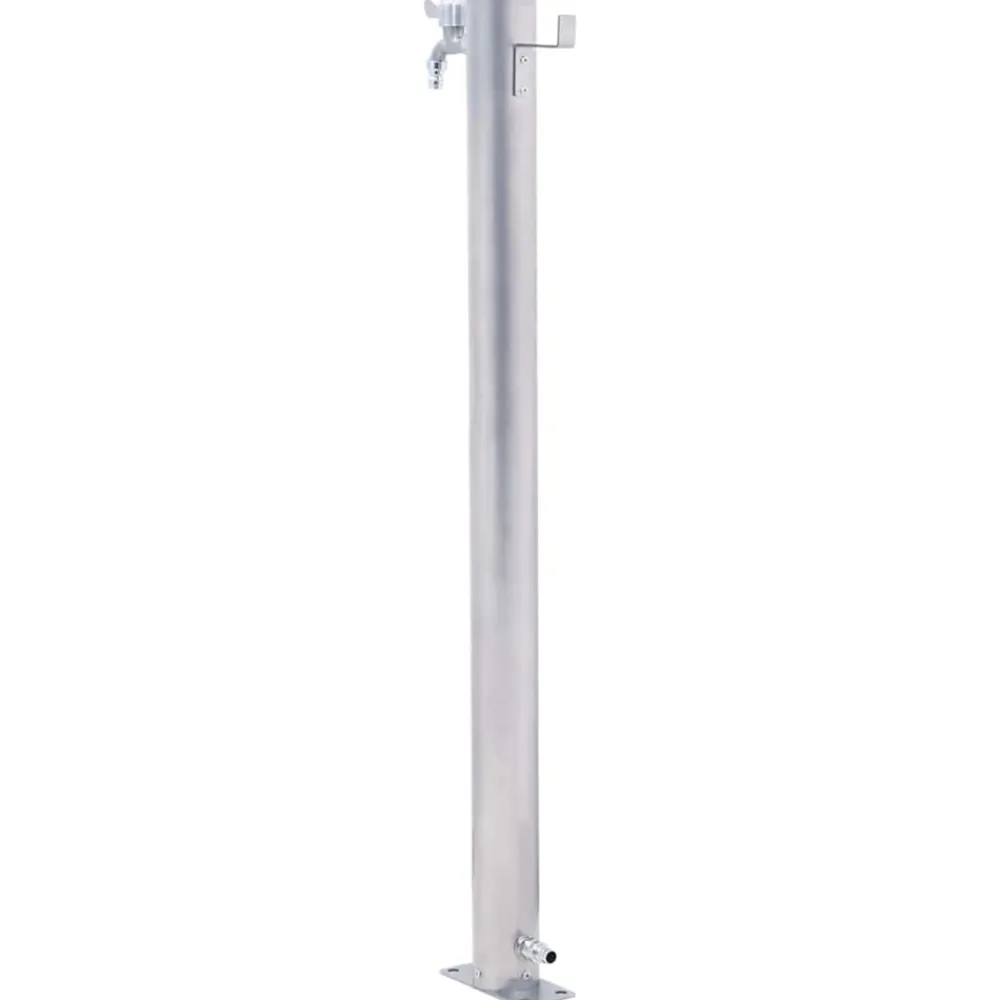 Vidaxl Bassins Et Fontaines | - Colonne à eau de jardin 60 cm acier inoxydable rond