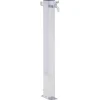 Vidaxl Bassins Et Fontaines | - Colonne à eau de jardin 40 cm acier inoxydable carré