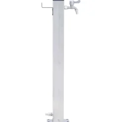 Vidaxl Bassins Et Fontaines | - Colonne à eau de jardin 40 cm acier inoxydable carré