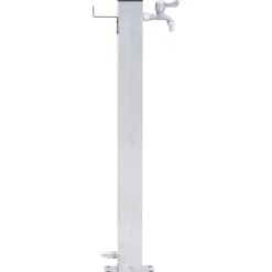 Vidaxl Bassins Et Fontaines | - Colonne à eau de jardin 80 cm acier inoxydable carré