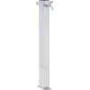 Vidaxl Bassins Et Fontaines | - Colonne à eau de jardin 60 cm acier inoxydable carré