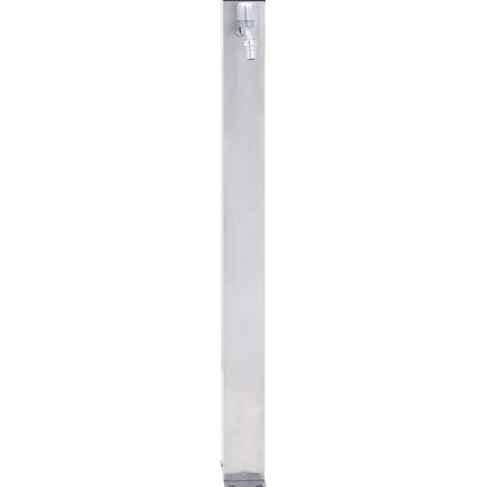 Vidaxl Bassins Et Fontaines | - Colonne à eau de jardin 60 cm acier inoxydable carré
