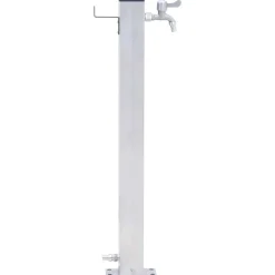 Vidaxl Bassins Et Fontaines | - Colonne à eau de jardin 60 cm acier inoxydable carré