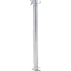 Vidaxl Bassins Et Fontaines | - Colonne à eau de jardin 100 cm acier inoxydable rond