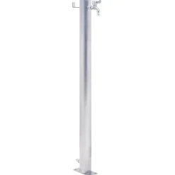 Vidaxl Bassins Et Fontaines | - Colonne à eau de jardin 80 cm acier inoxydable rond