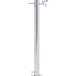 Vidaxl Bassins Et Fontaines | - Colonne à eau de jardin 80 cm acier inoxydable rond
