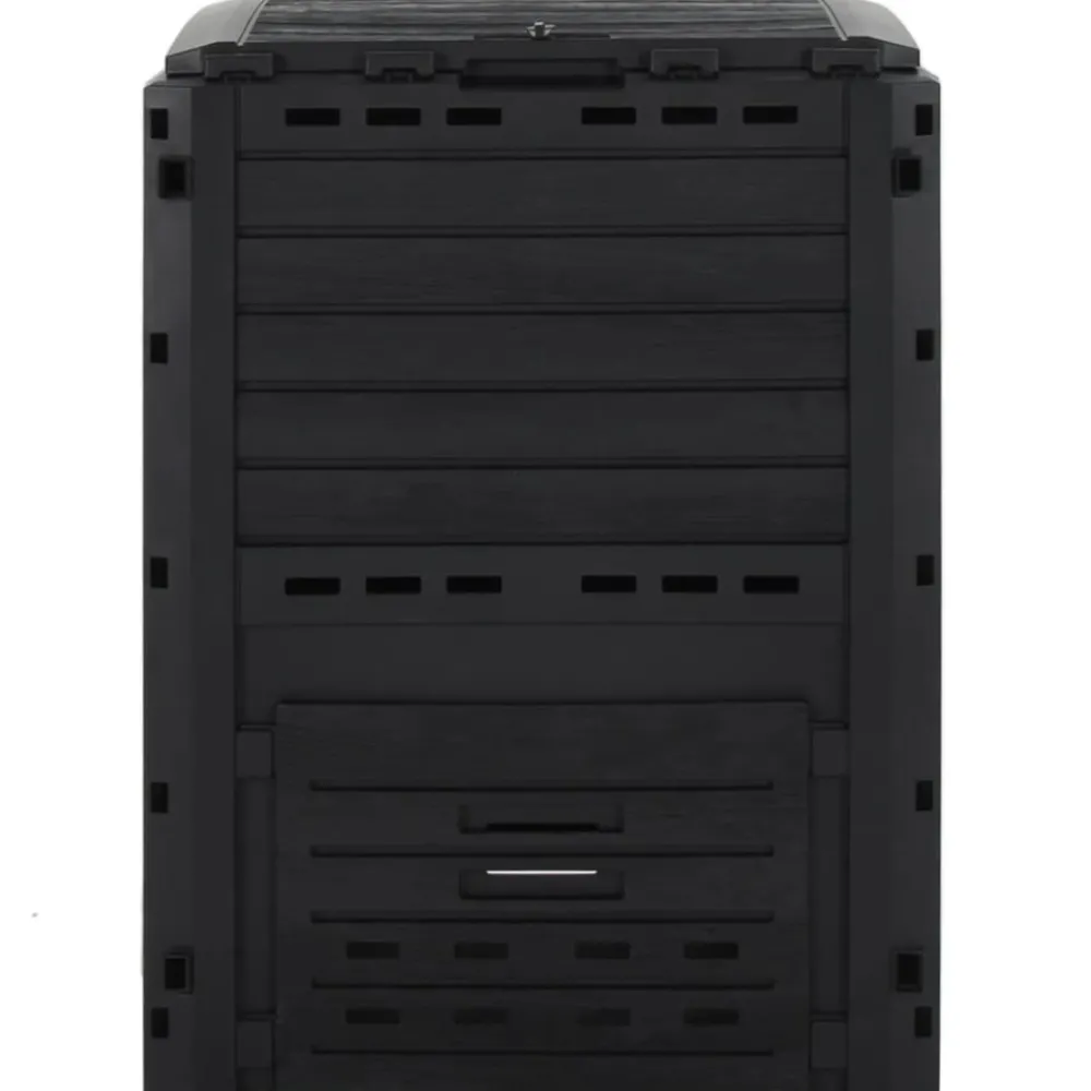 Vidaxl - Composteur de jardin noir 280 l polypropylène Hot