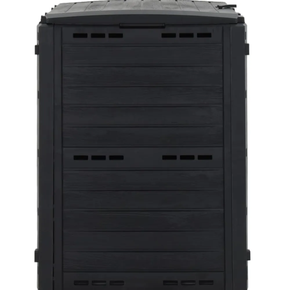 Vidaxl - Composteur de jardin noir 280 l polypropylène Hot