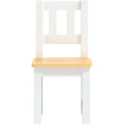 Vidaxl Mobilier Pour Enfants | - Ensemble de table et chaises pour enfants 3 pcs blanc et beige