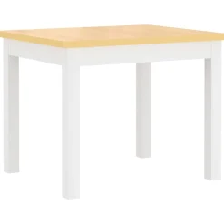 Vidaxl Mobilier Pour Enfants | - Ensemble de table et chaises pour enfants 3 pcs blanc et beige