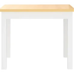 Vidaxl Mobilier Pour Enfants | - Ensemble de table et chaises pour enfants 3 pcs blanc et beige