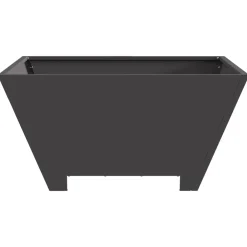 Vidaxl - Foyer en acier carré noir 60x60x30 cm Best