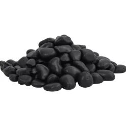 VidaXL - Galets polis 25 kg noir 2-5 cm Clearance