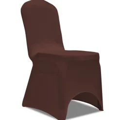 VidaXL Entretien Du Mobilier | - Housse de chaise extensible 4 pcs marron