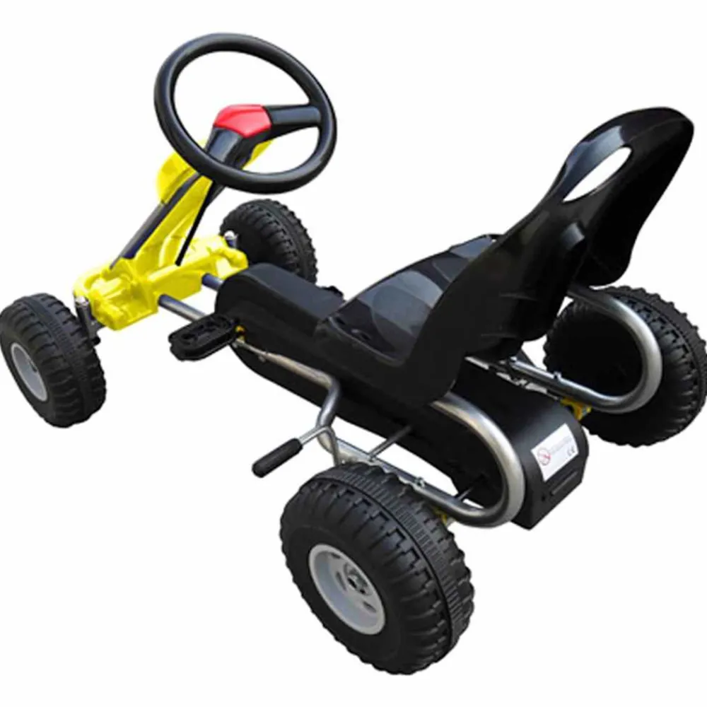Vidaxl Bijoux Et Perles | - Kart à pédales jaune