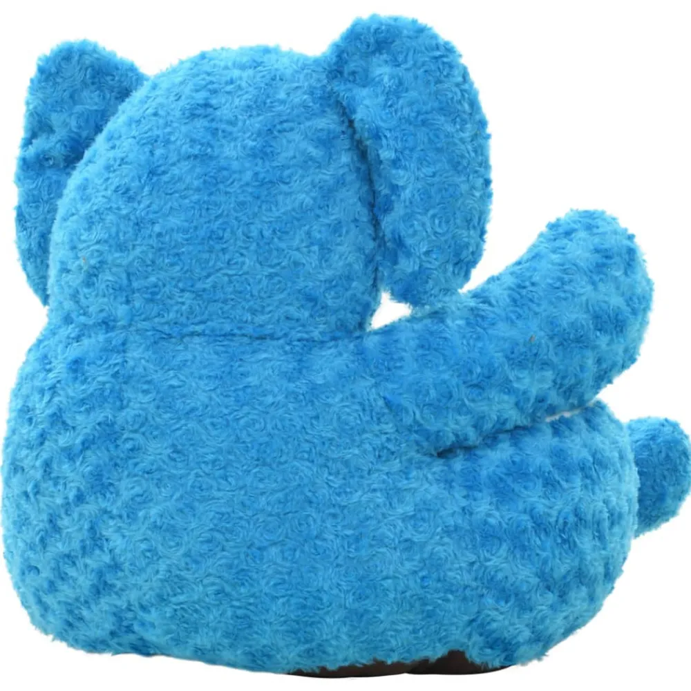 VidaXL Enfants | - Éléphant en peluche bleu