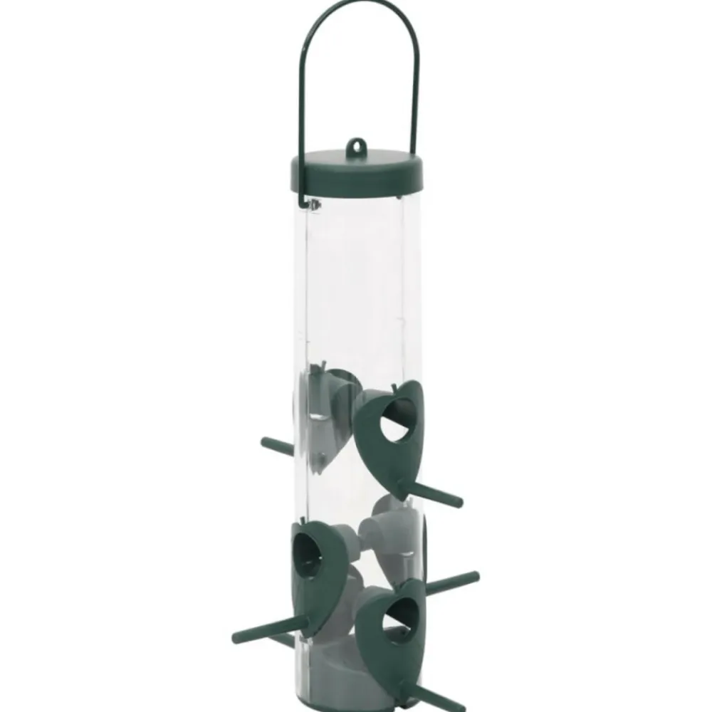 Vidaxl - Mangeoires pour oiseaux 3 pcs vert foncé 17x17x32 cm Sale