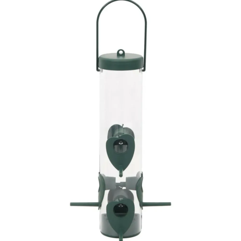 Vidaxl - Mangeoires pour oiseaux 3 pcs vert foncé 17x17x32 cm Sale