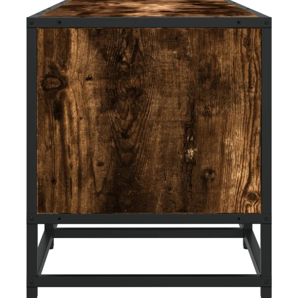 Vidaxl - Meuble tv chêne fumé 240x35x41 cm bois d'ingénierie New