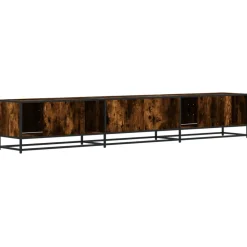 Vidaxl - Meuble tv chêne fumé 240x35x41 cm bois d'ingénierie New