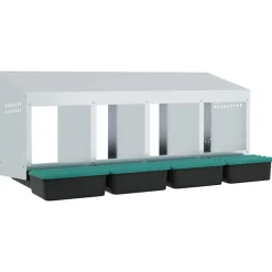 Vidaxl Poulaillers, Clapiers Et Accessoires | - Nichoir à poules4 compartiments, fixation murale, acier galvanisé
