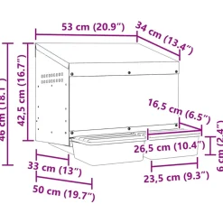 Vidaxl Poulaillers, Clapiers Et Accessoires | - Nichoir à poules 2 compartiments, fixation murale, acier galvanisé
