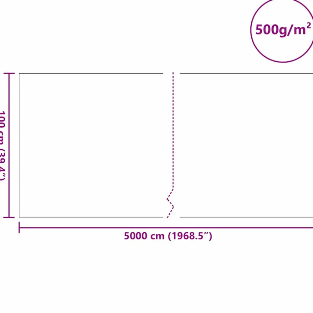 Vidaxl Bassins Et Fontaines | - Polaire pour piscine gris 1 x 50 m polyester et coton