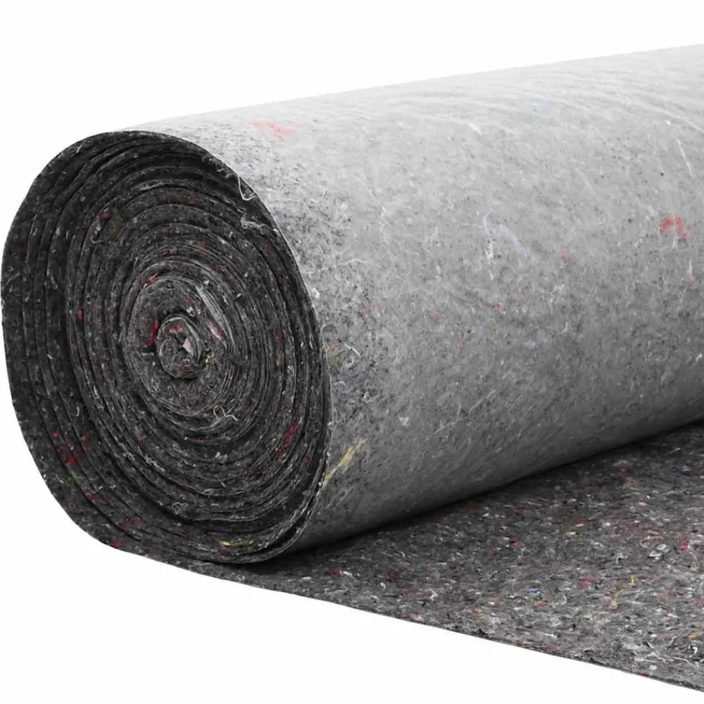Vidaxl Bassins Et Fontaines | - Polaire pour piscine gris 1 x 10 m polyester et coton
