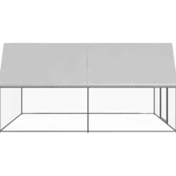 Vidaxl Poulaillers, Clapiers Et Accessoires | - Poulailler d extérieur 3x4x2 m acier galvanisé