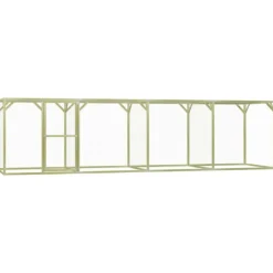 Vidaxl Poulaillers, Clapiers Et Accessoires | - Poulailler 1,5x6x1,5 m pinède imprégnée
