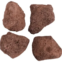 VidaXL - Roches volcaniques 10 kg rouge 10-30 cm Discount